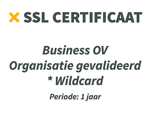 SSL Certificaat OV Wildcard